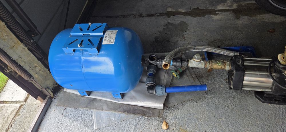 Hydrofor 50l MG4 1000 INOX + Baniak na wodę 100 litrów z Grzałką MB 2