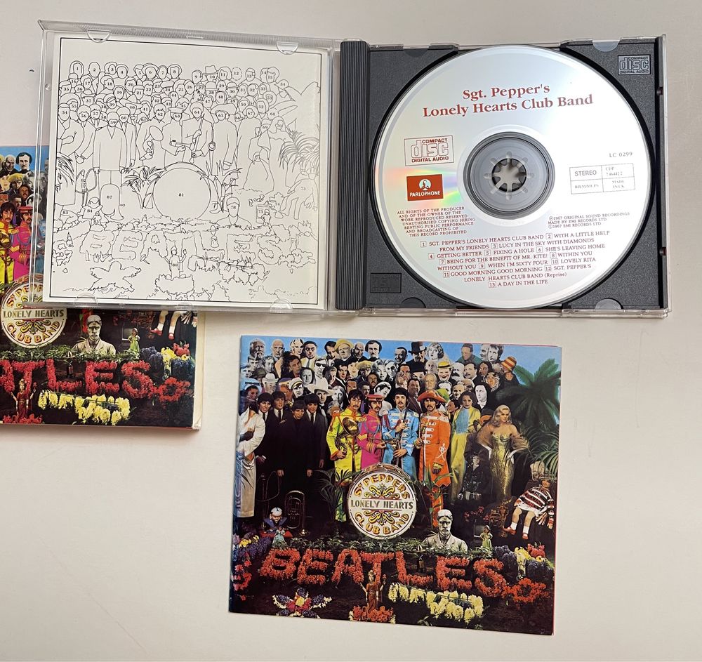 The Beatles Sgt. Pepper’s Lonely Hearts Club Band cd 1987