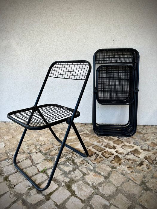 6 cadeiras dobráveis Talin Italy Vintage