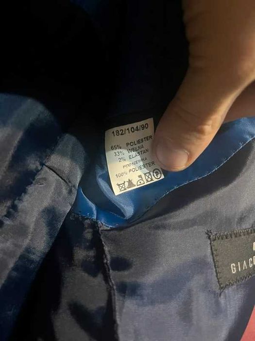 Nowa  niepowtarzalna marynarka  Giacomo Conti rozm. 182/104/90