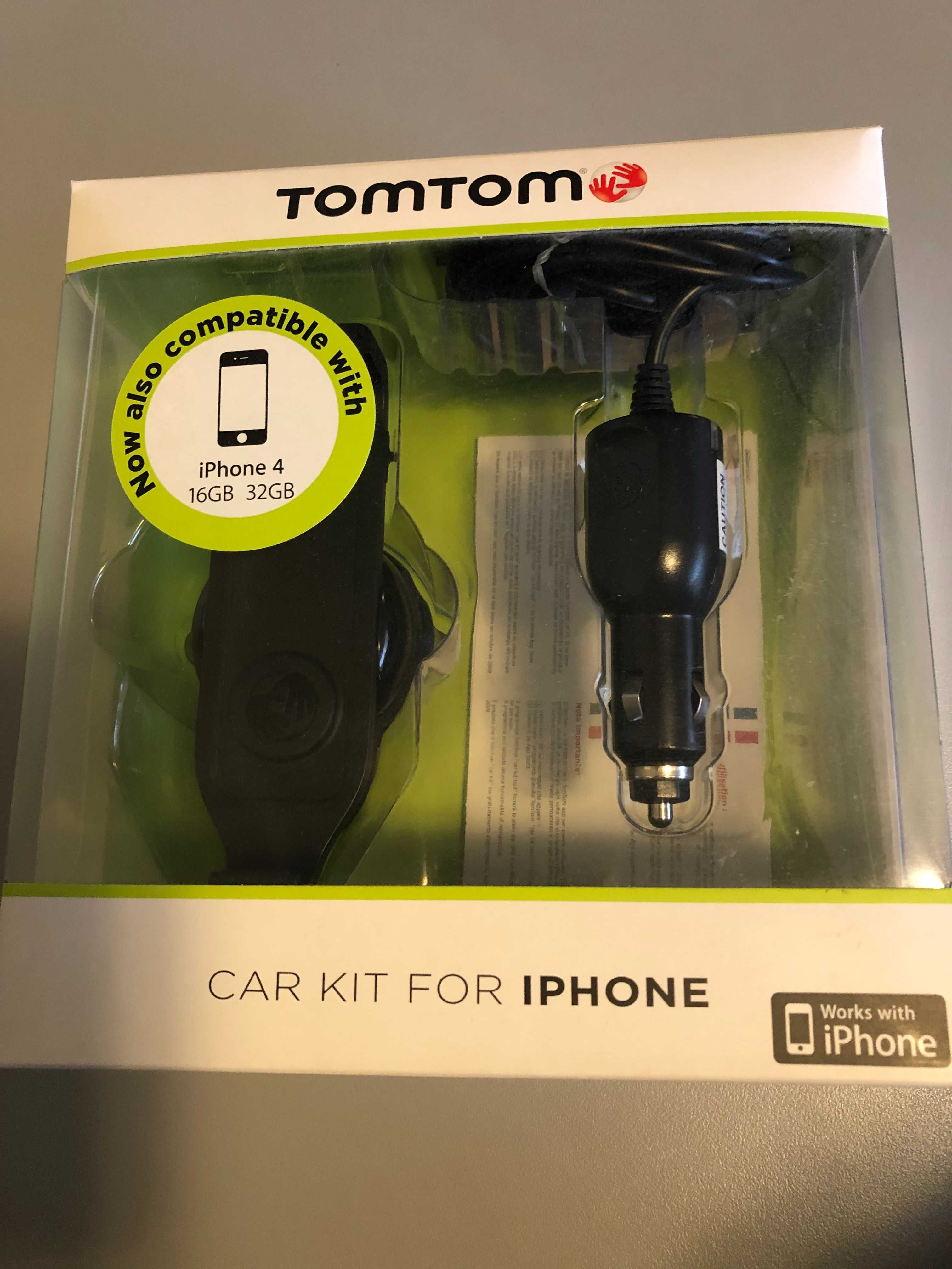 Telemóvel iPhone 4 16GB + TomTom CarKit + Belkin TuneCast Auto