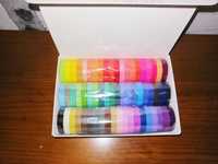 60 rolos de fita adesiva washi tape cores vivas
