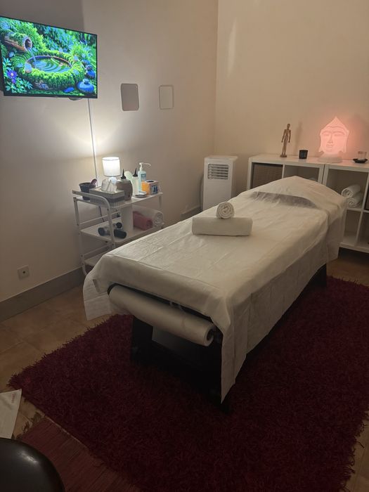 Massagem de relaxamento/terapêutica