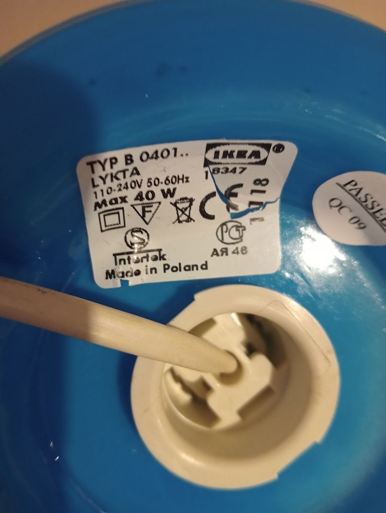 Lampka nocna IKEA Lykta