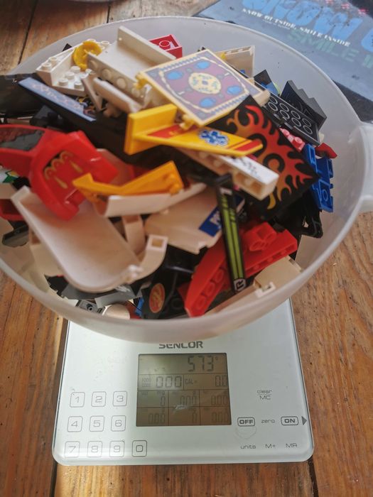 Lego mix 1,1 kg napisy naklejki druk