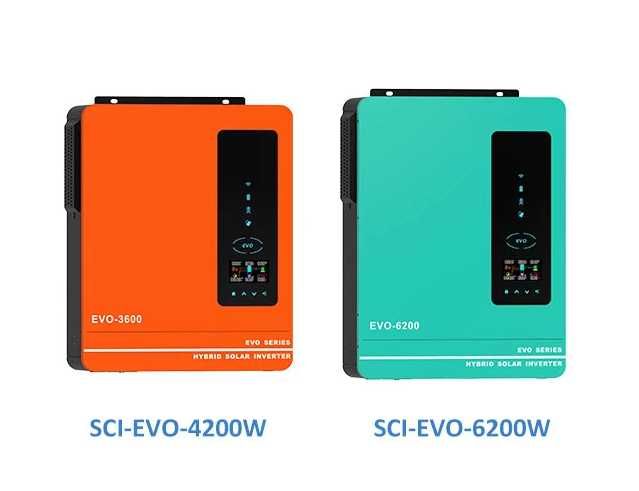 Гибридный инвертор Anern SCI-EVO-6200 6,2 кВт 48 В для дома и офиса