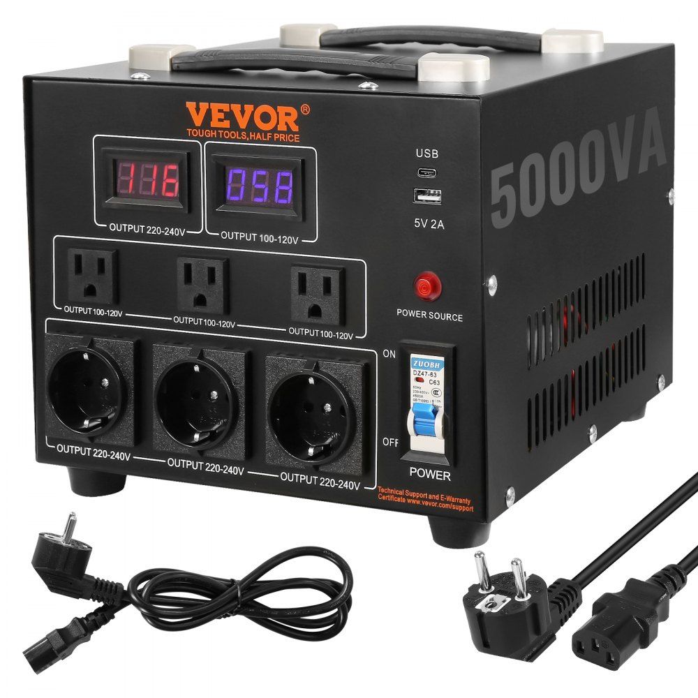 Transformador de Tensão 5000W AC 110V/220V