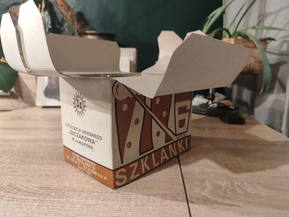 Komplet szklanek do piwa PRL