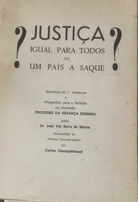 livro justiça igual para todos um pais a saque