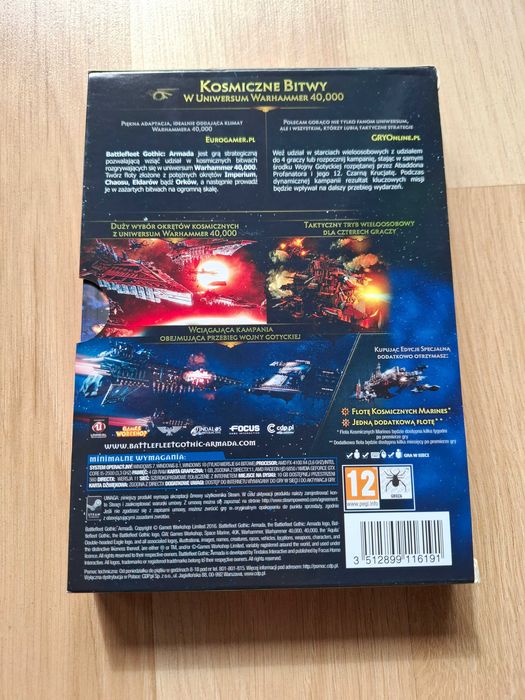 Battlefleet Gothic Armada PC Edycja Specjalna plakat pudełko po grze