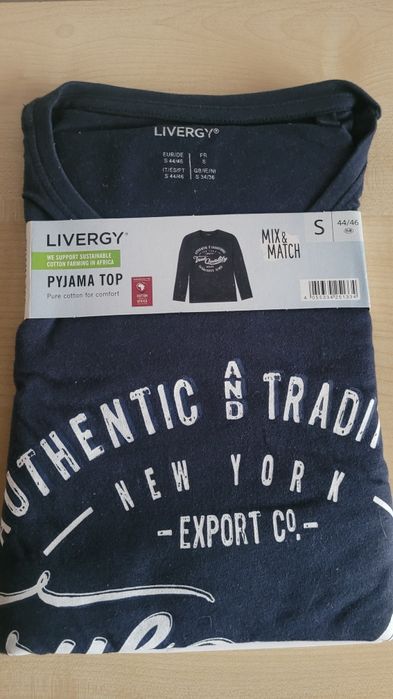 Nowa męska bluzka pidżamowa