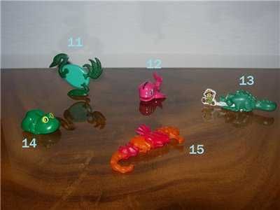 Игрушки из Киндер-сюрпризов. Морская тема