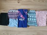 Zestaw 134/140 bluzki t-shirty leginsy hm coolclub