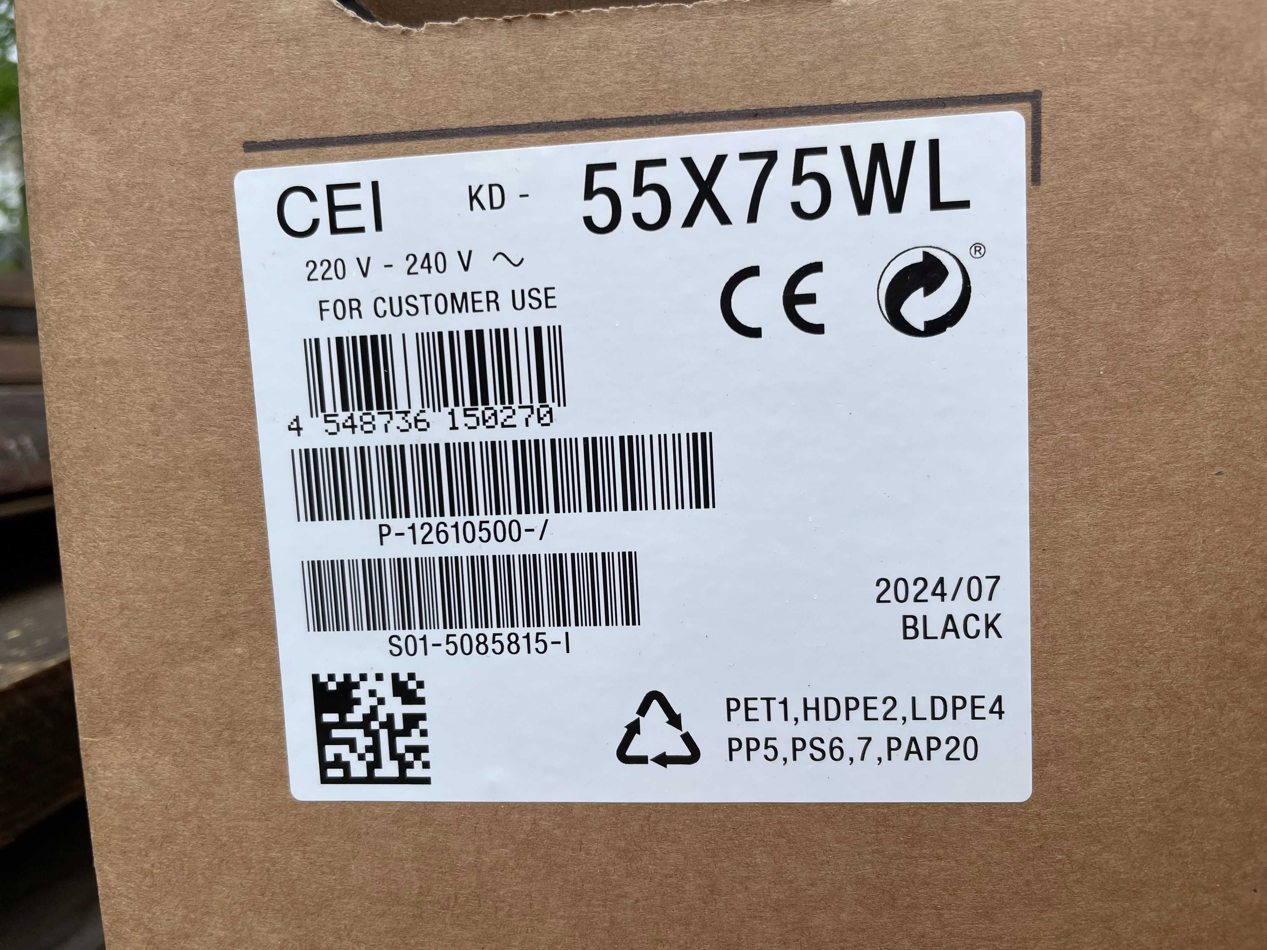 Телевізор Sony KD-55X75WL Нові! Запечатані!