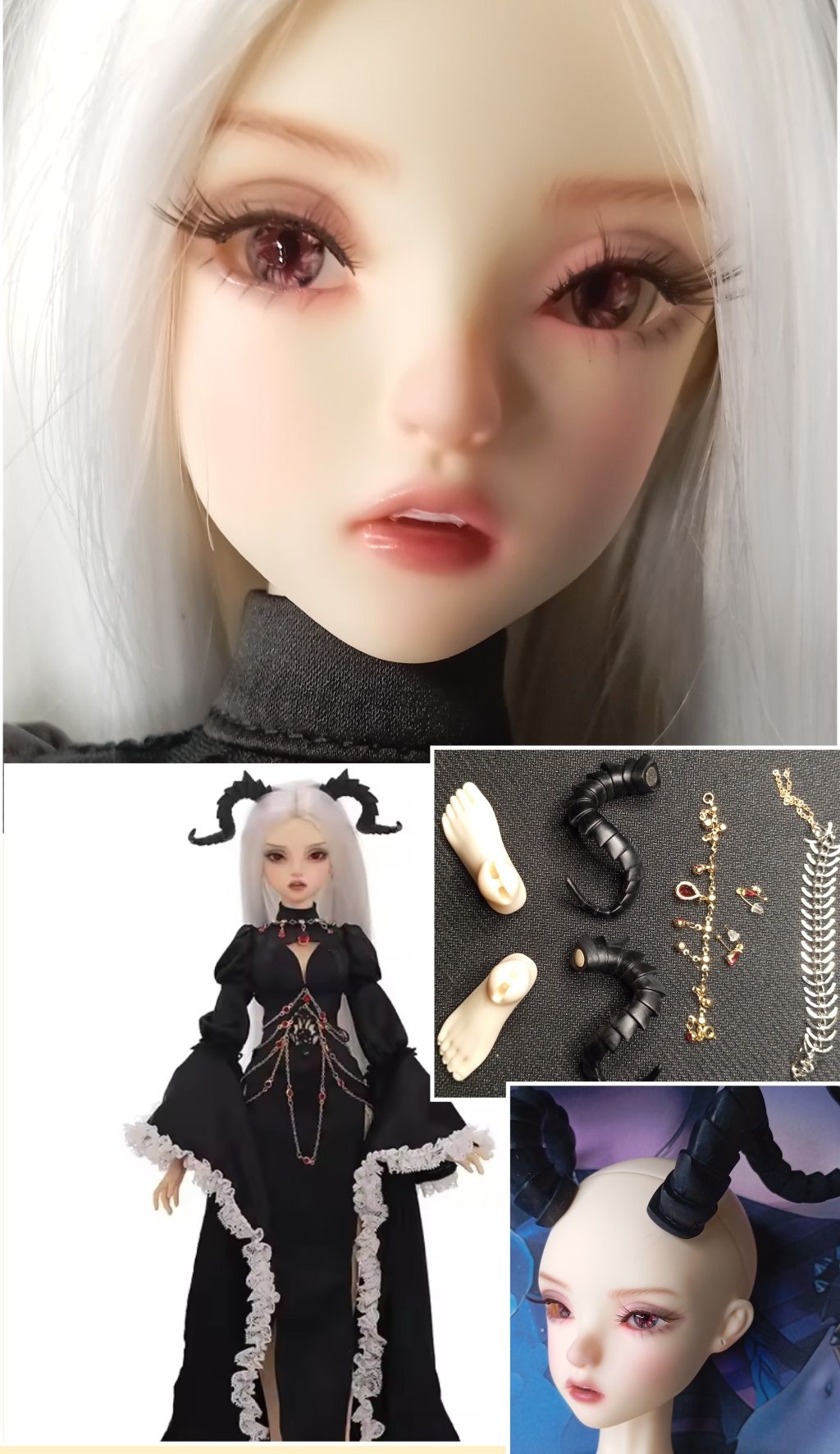 Шарнірна лялька 1/4 ShugaFairy Шарнирная кукла бжд bjd sexy dark goat