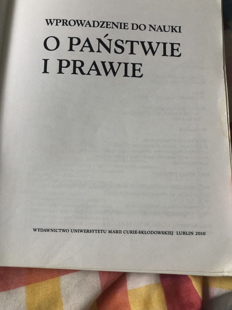 Wprowadzenie do nauki o państwie i prawie Pieniążek Groszyk Seidler