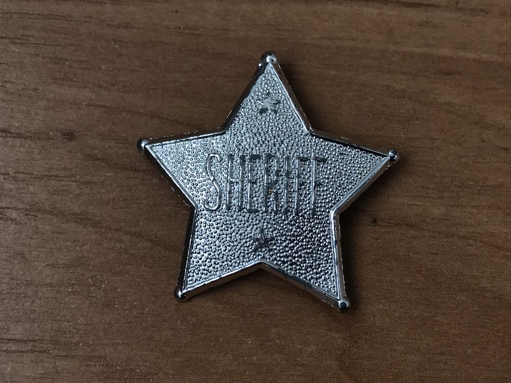 Знак звезда SHERIFF. Клеймо. Англия.