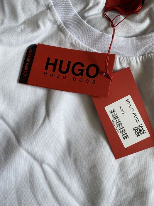 Hugo Boss koszulka meska nowa kazdy rozmiar biala