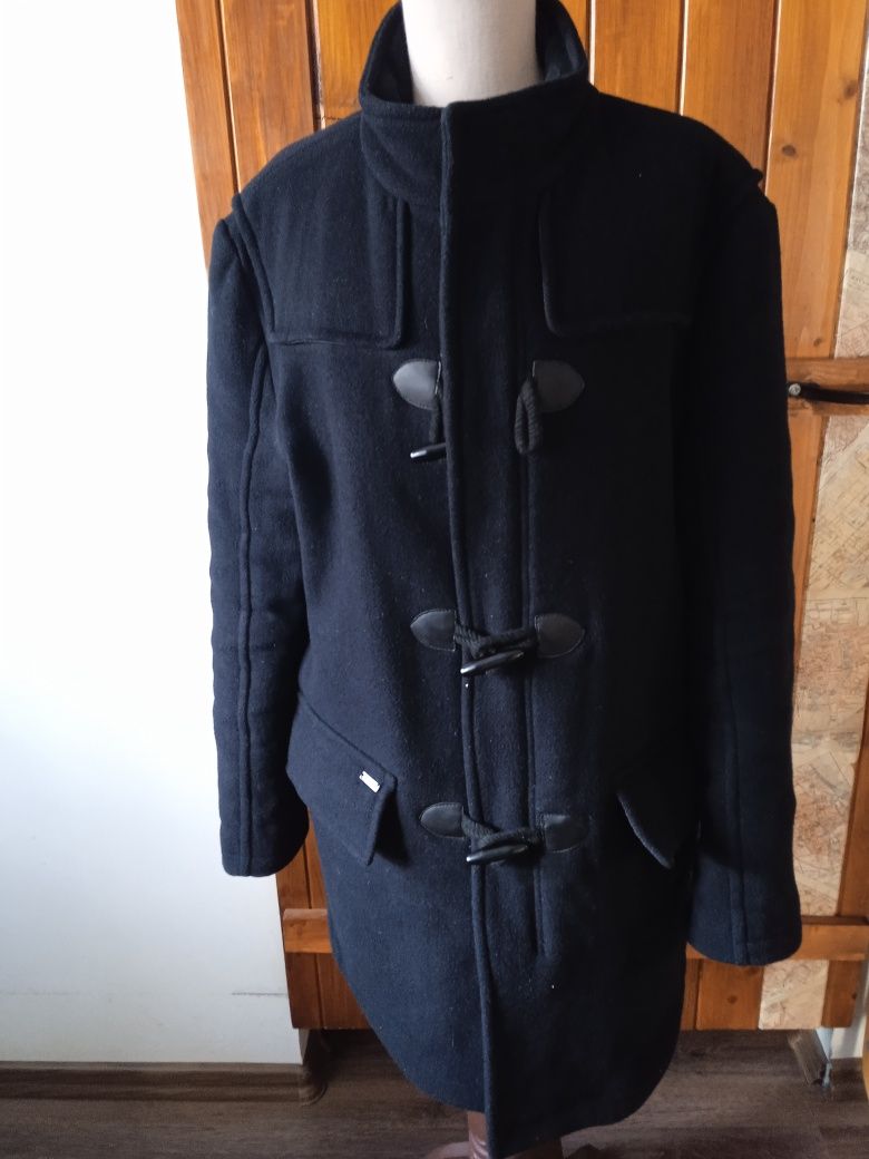 Męski płaszcz budresówka czarny 40 L McNeal Peek & Cloppenburg