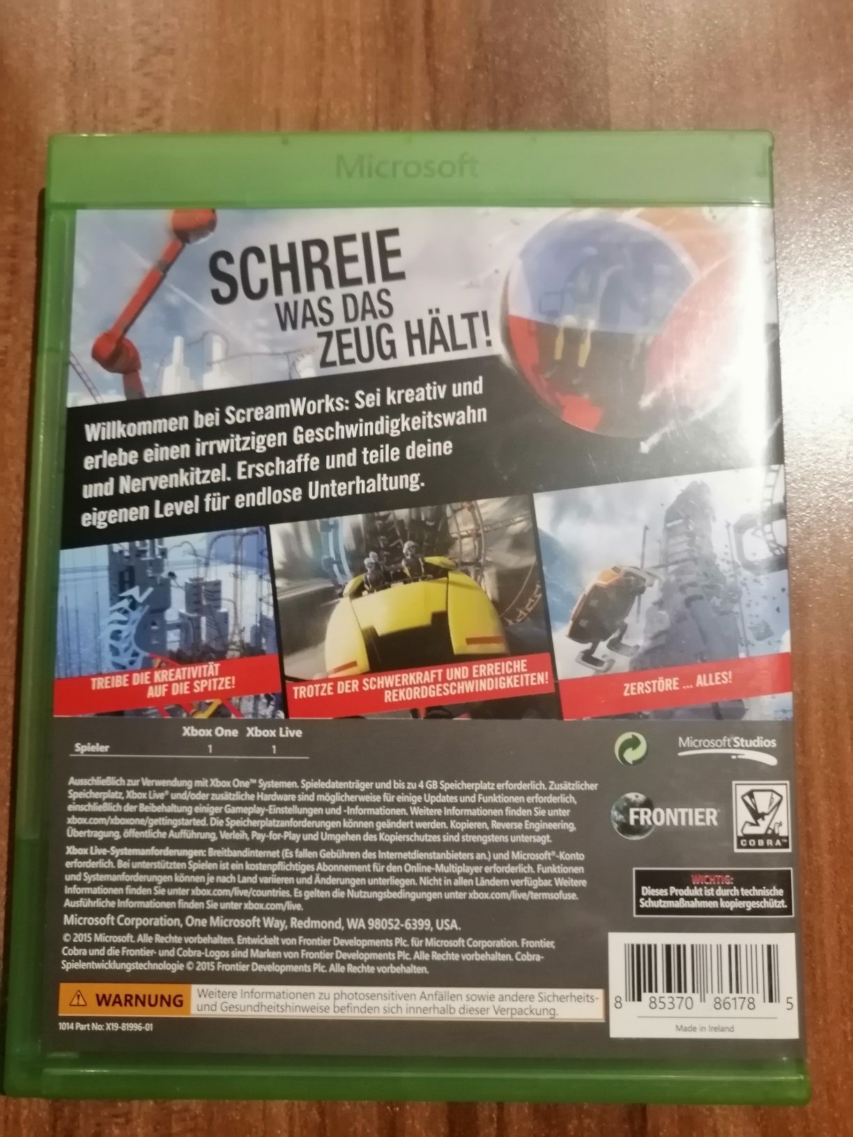 Screamride wersja De
