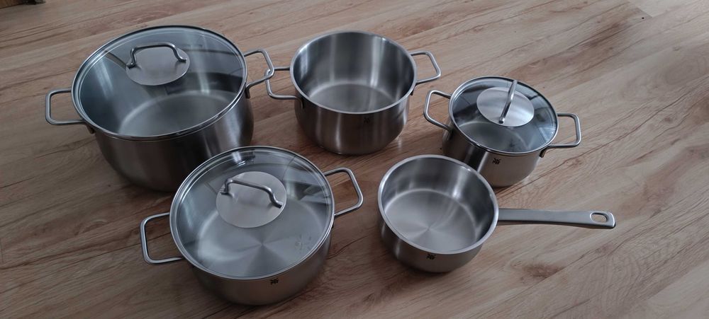 WMF Zestaw garnków Brillant - 9 elementów (matowe)