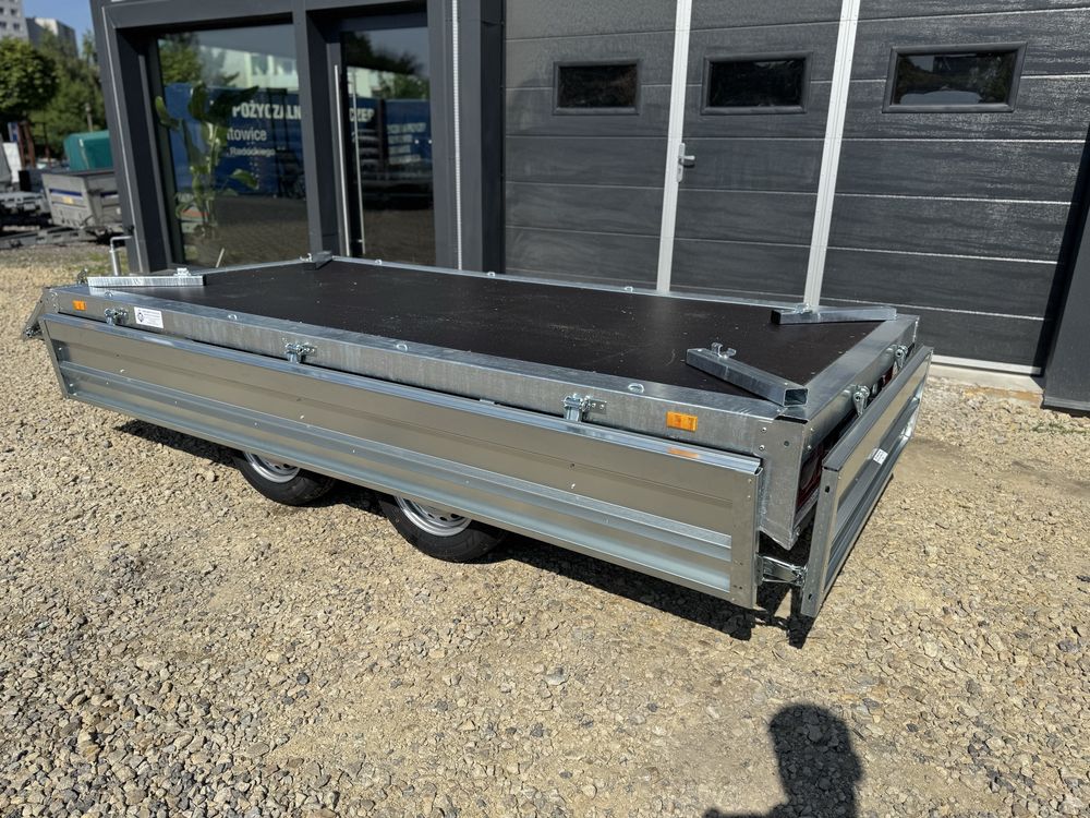 Przyczepa ZASŁAW HL300T 300x150 Hochlader Polski Producent LED Mocna