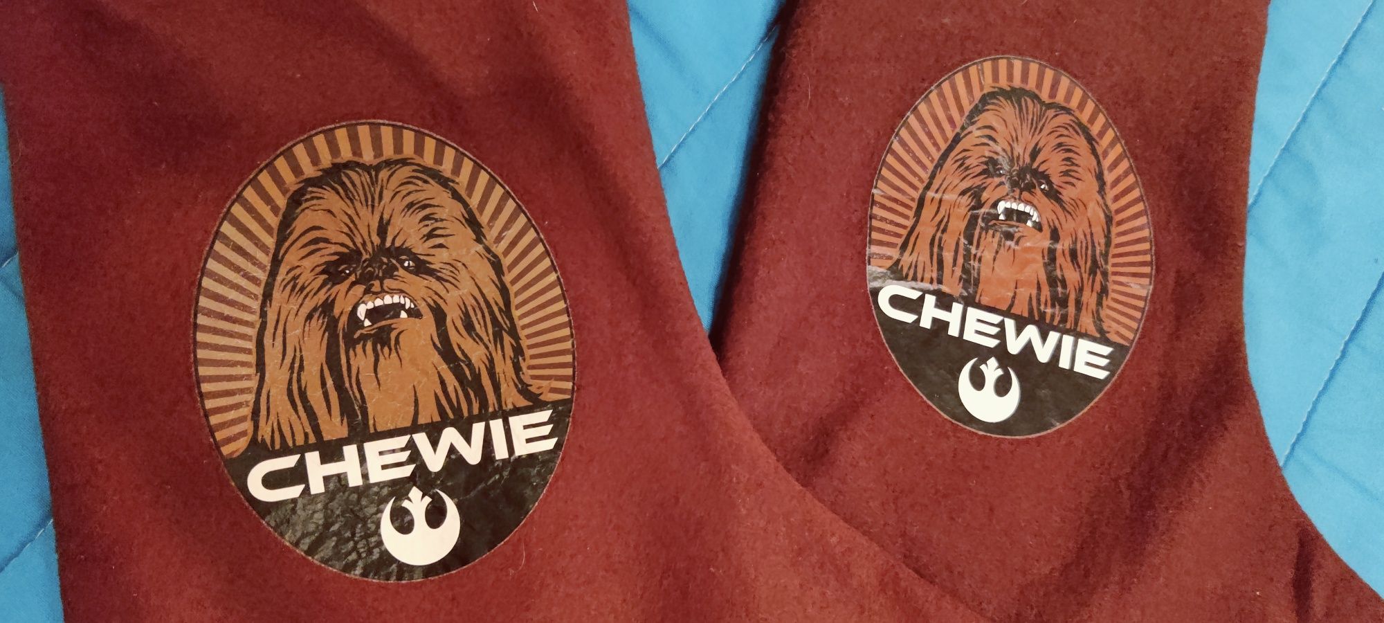 Chewie star wars zestaw skarpet swiatecznych brązowe futro 2 sztuki #