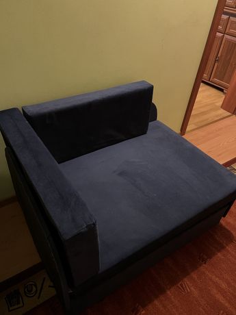 Narożnik jednooosbowy sofa rozkładana dla dziecka