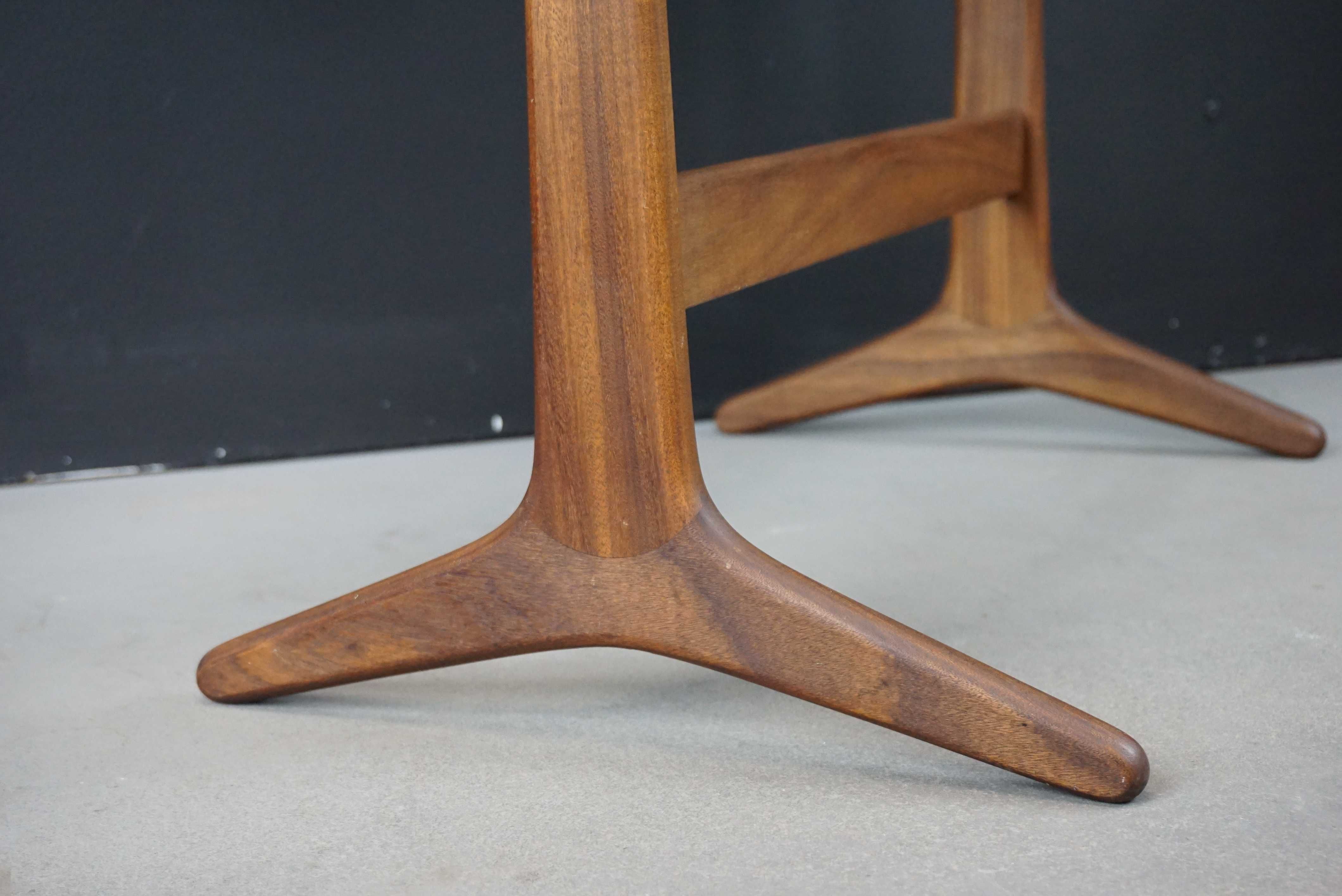 Mały stolik teakowy tekowy pomocnik Mid Century