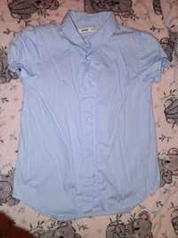 Koszula dziewczęca błękitna 122