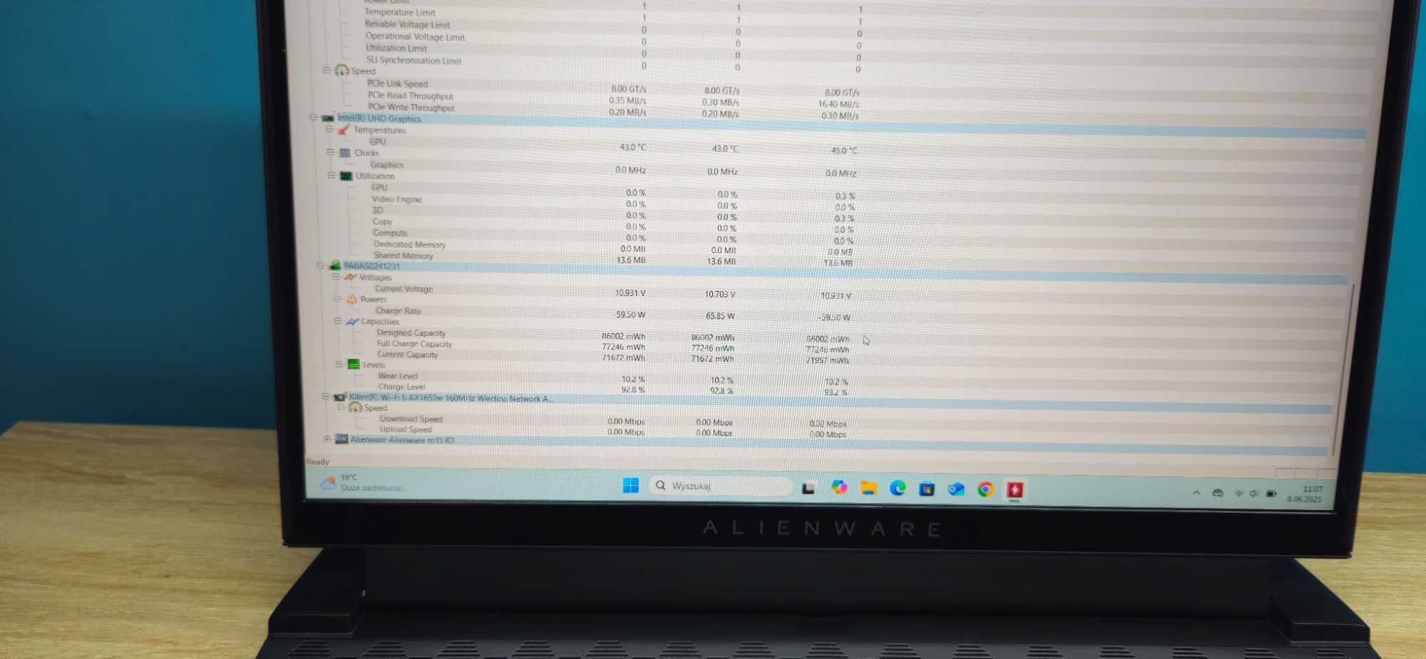 Dell Alienware M15 R3 i7-10750H, RTX 2070 Super 8GB, 1TB SSD, 32GB RAM