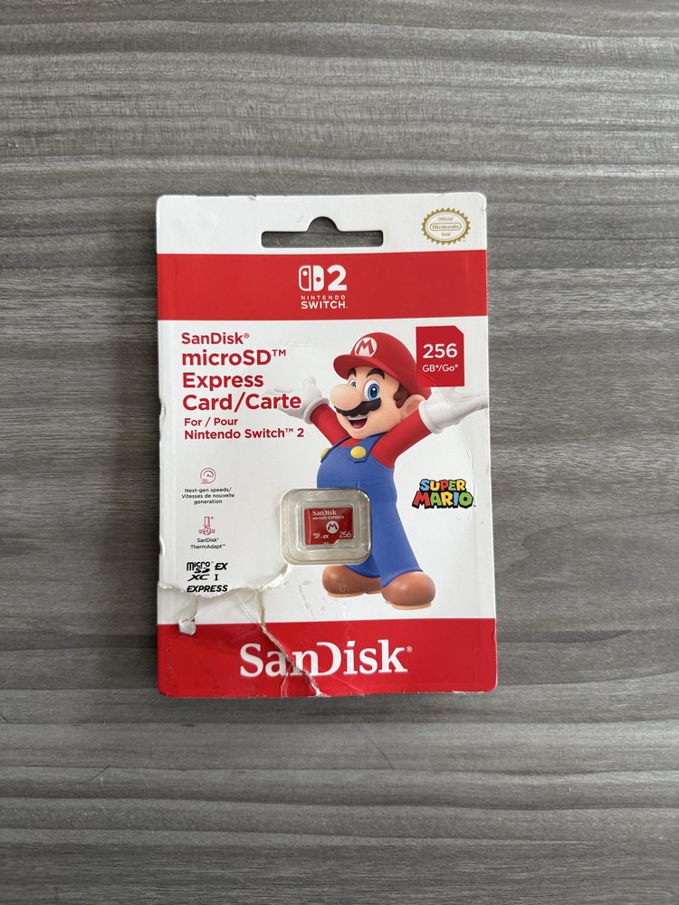 Karta pamieci microsd express 256GB do Nintendo Switch 2 gwarancja