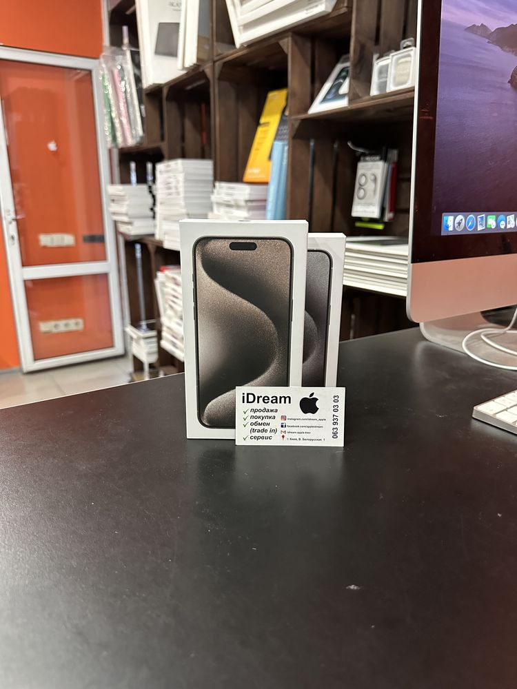 Apple iPhone 15 Pro Max 256 gb Black Titanium НАЯВНІСТЬ! ГАРАНТІЯ
