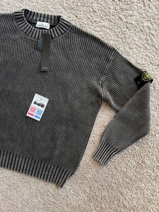 Свитер Stone Island крупной вязки