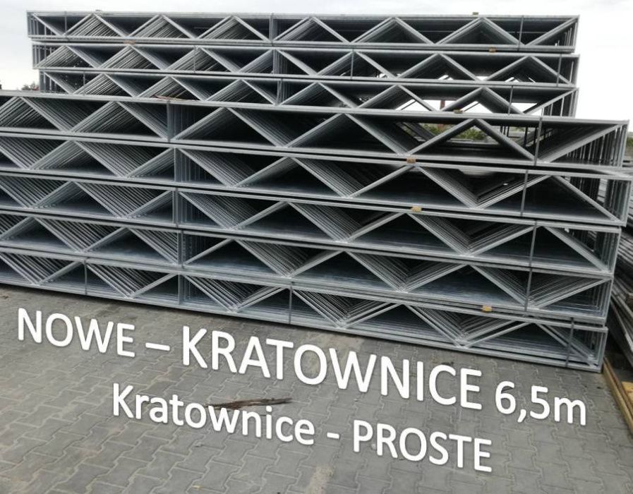 NA DACH NOWE Kratownice 6,5m dzwigary legary bindry konstrukcja wiata