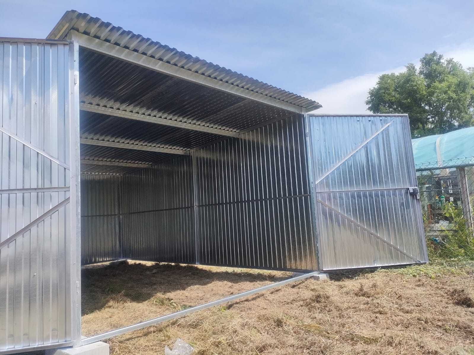 Garaż 3x5. blaszaki. garaże blaszane, magazyn blaszany, hale, wiaty