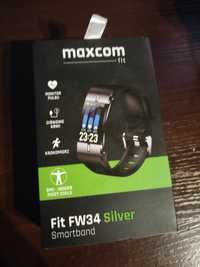 Smartband Fit FW34 Silver czarna
