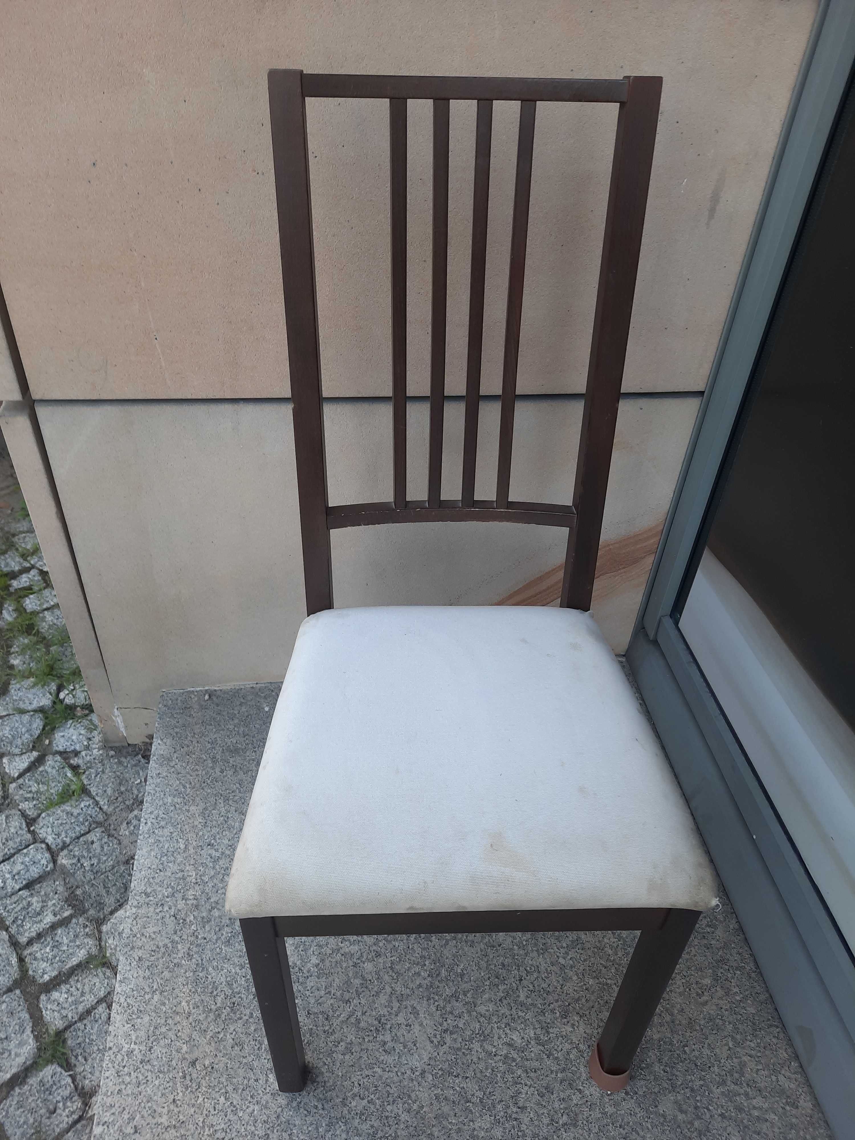 Krzesło pokojowe Ikea Bojre brązowe używane