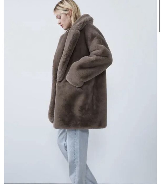 Zara эко шуба зара