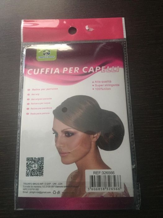 Rede para cabelo/coque (portes inlcuidos no preço)