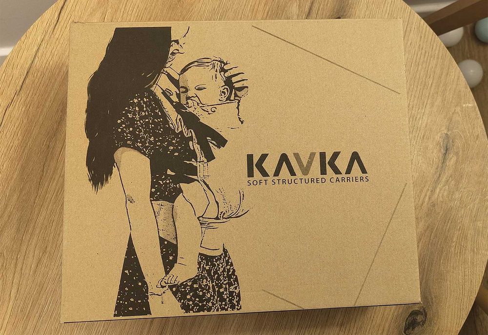 Nosidło Kavka Handy zieleń green ash herringbone bamboo