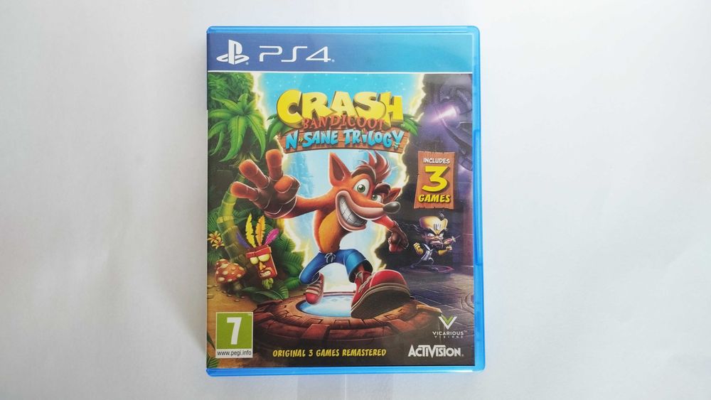 PS4 - Crash Bandicoot N.Sane Trilogy - 3 Jogos em 1