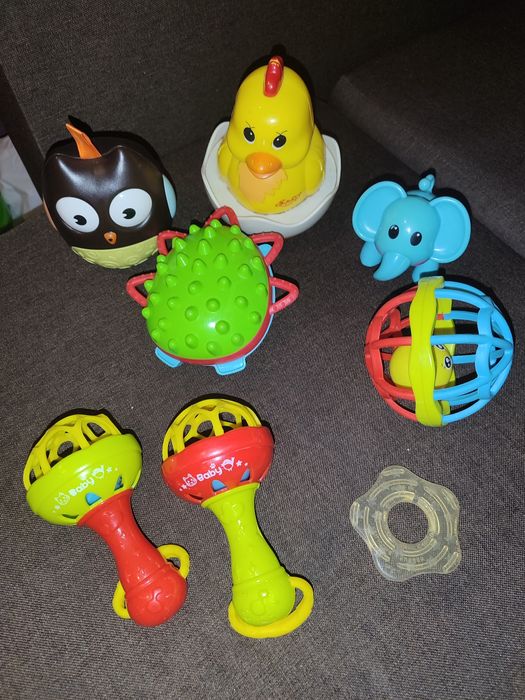 Набір іграшок погрімушки тріщалка гризуни неваляшки