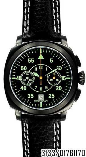 Chronograf Poljot 3133 Pilot Aviator Rosyjski Zegarek