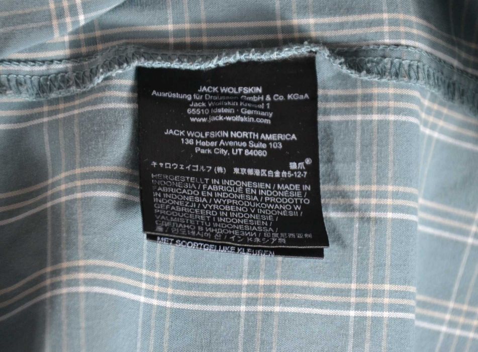 JACK WOLFSKIN Hot Springs Koszula Męska L Oryginał Super Stan Bawełna