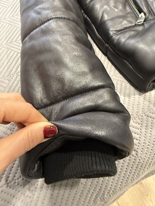 Продам шкіряний пуховик Tommy Hilfiger