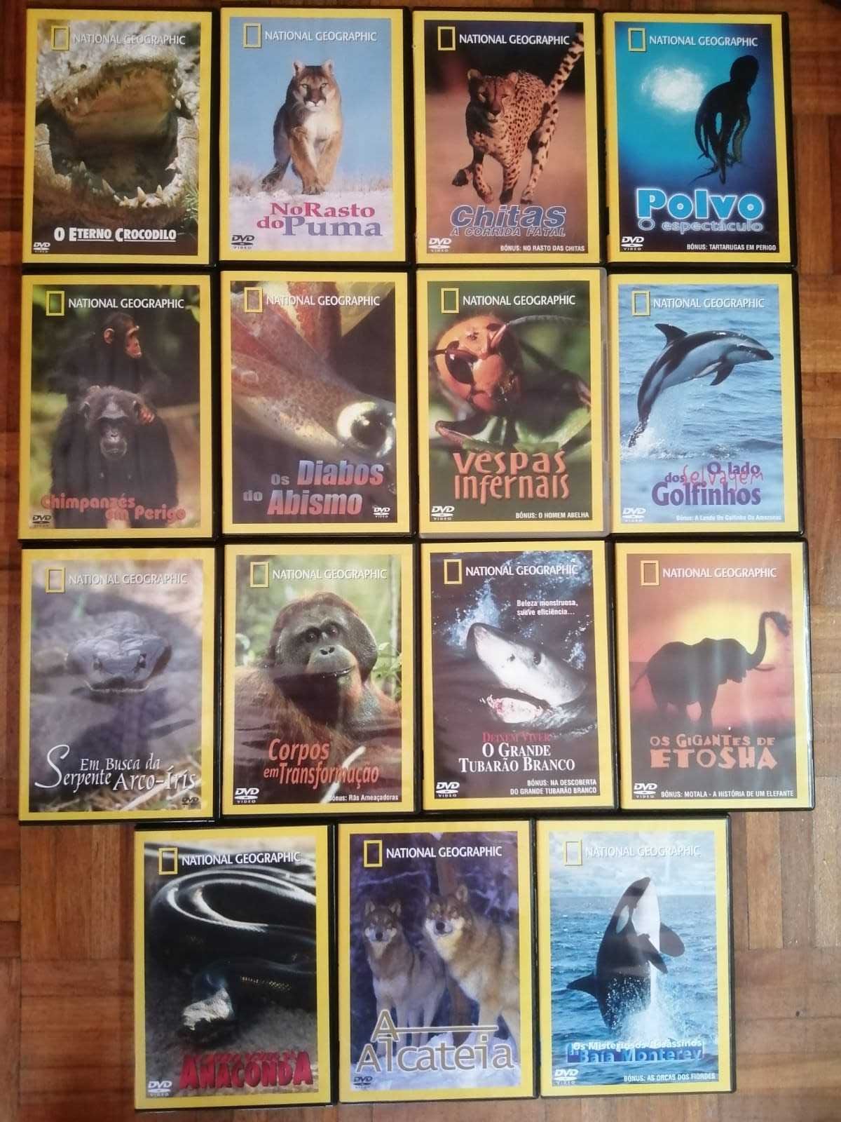 55 Dvds NATIONAL GEOGRAPHIC + 10 Dvd Planeta de Agostini