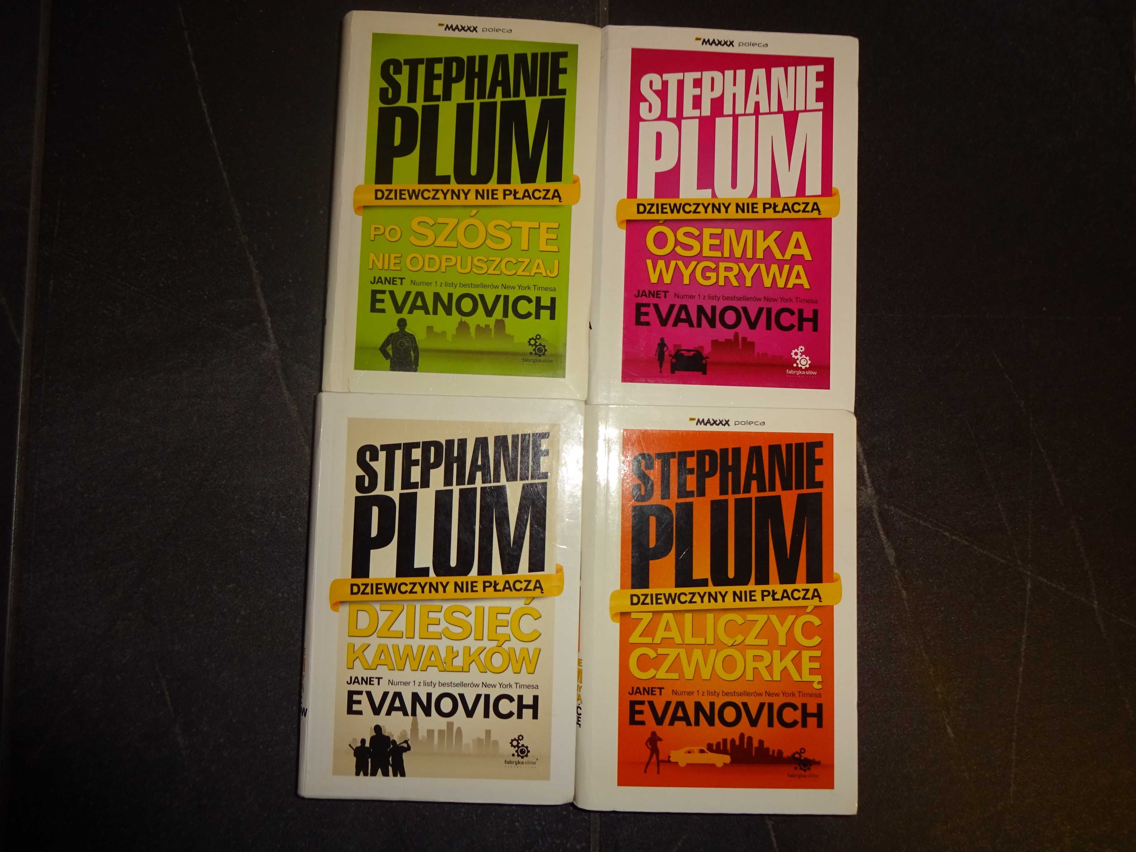 4x STEPHANIE PLUM Dziewczyny nie płaczą JANET EVANOVICH komplet OKAZJA