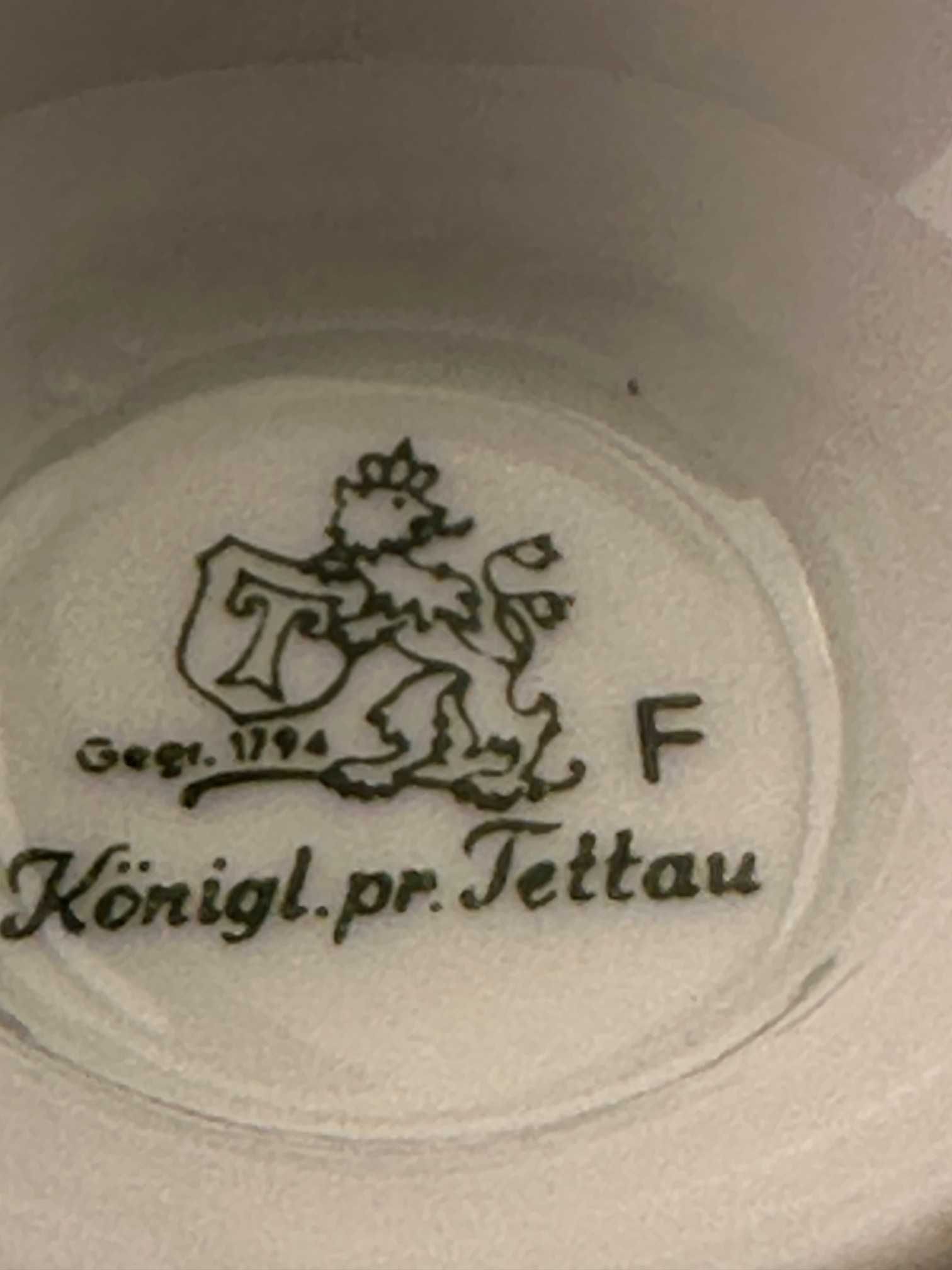 Filiżanka Konigl. pr. Tettau  róże