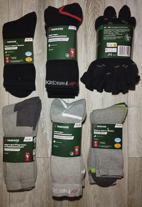 Parkside  Германия -  носки для работы, спорта и трекинга.